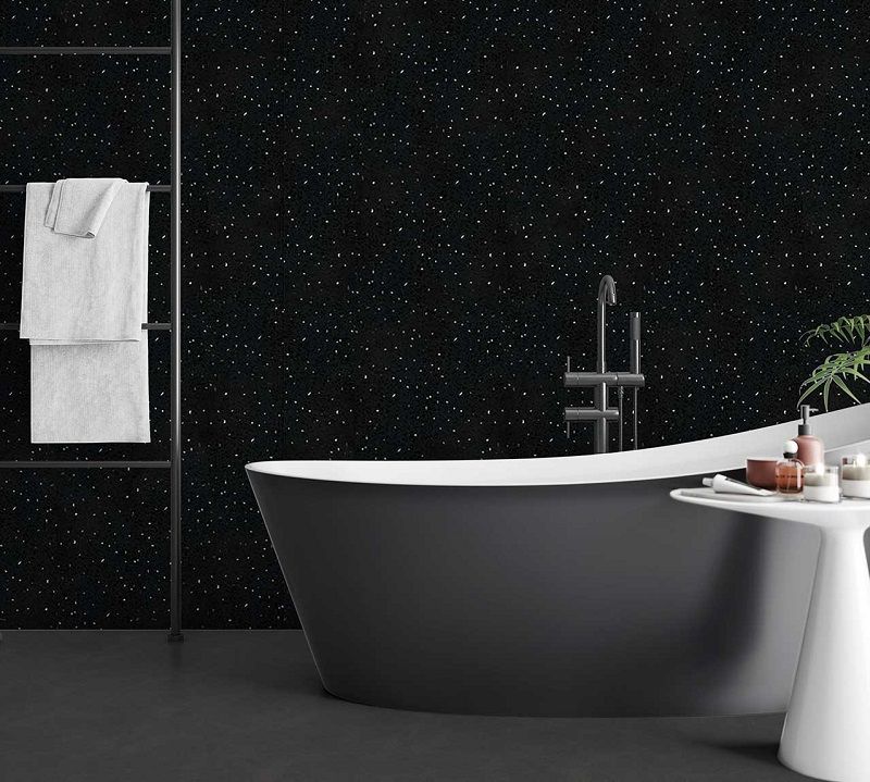 Black Sparkle Wall Panel