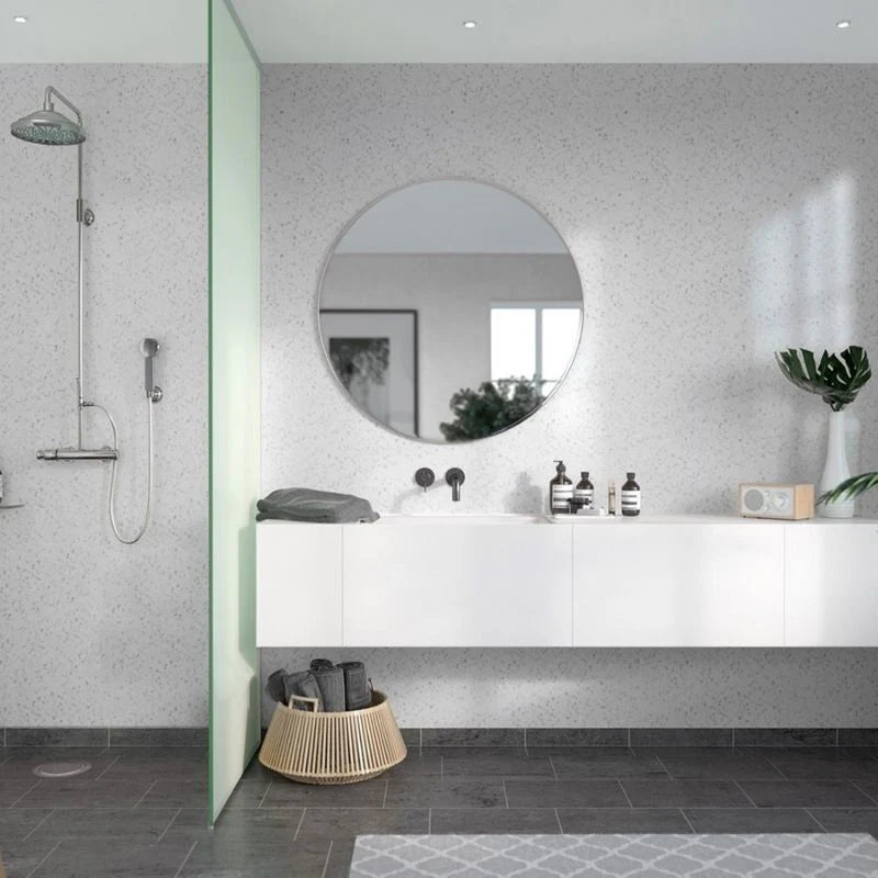 White Sparkle PVC Wall Panel