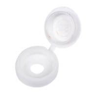White PVC Screw Caps (Box of 100)