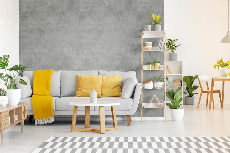 Concrete Dark PVC Wall Panel
