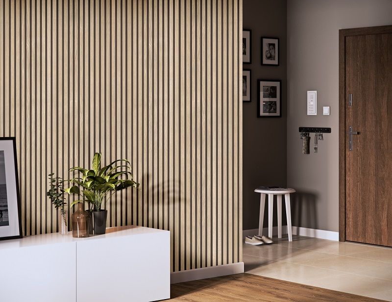 Light Lamella Small PVC Wall Panel