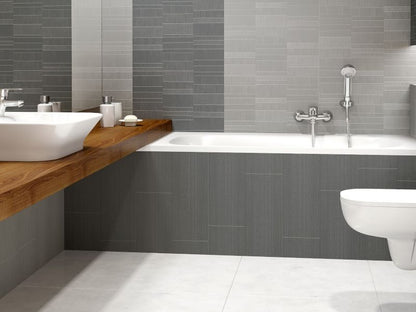 Anthracite Tile Large PVC Wall Panel