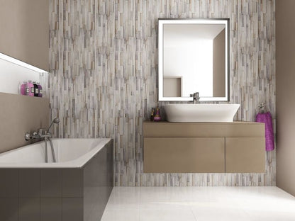 Wood Block PVC Wall Panel