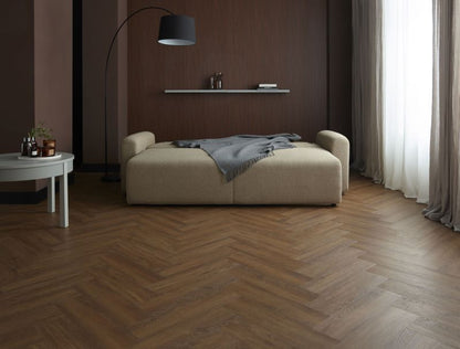 Oak Nevada Rega Herringbone Vinyl Flooring